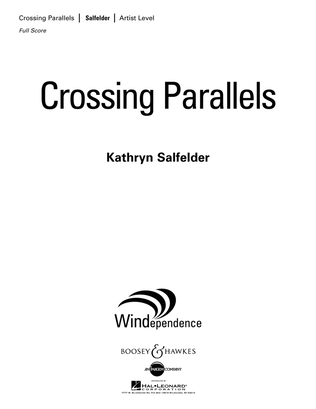 Book cover for Crossing Parallels - Full Score