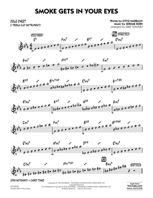 Smoke Gets In Your Eyes (arr. Mike Tomaro) - C Solo Sheet