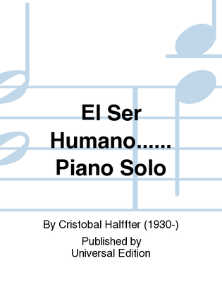 El Ser Humano...... Piano Solo