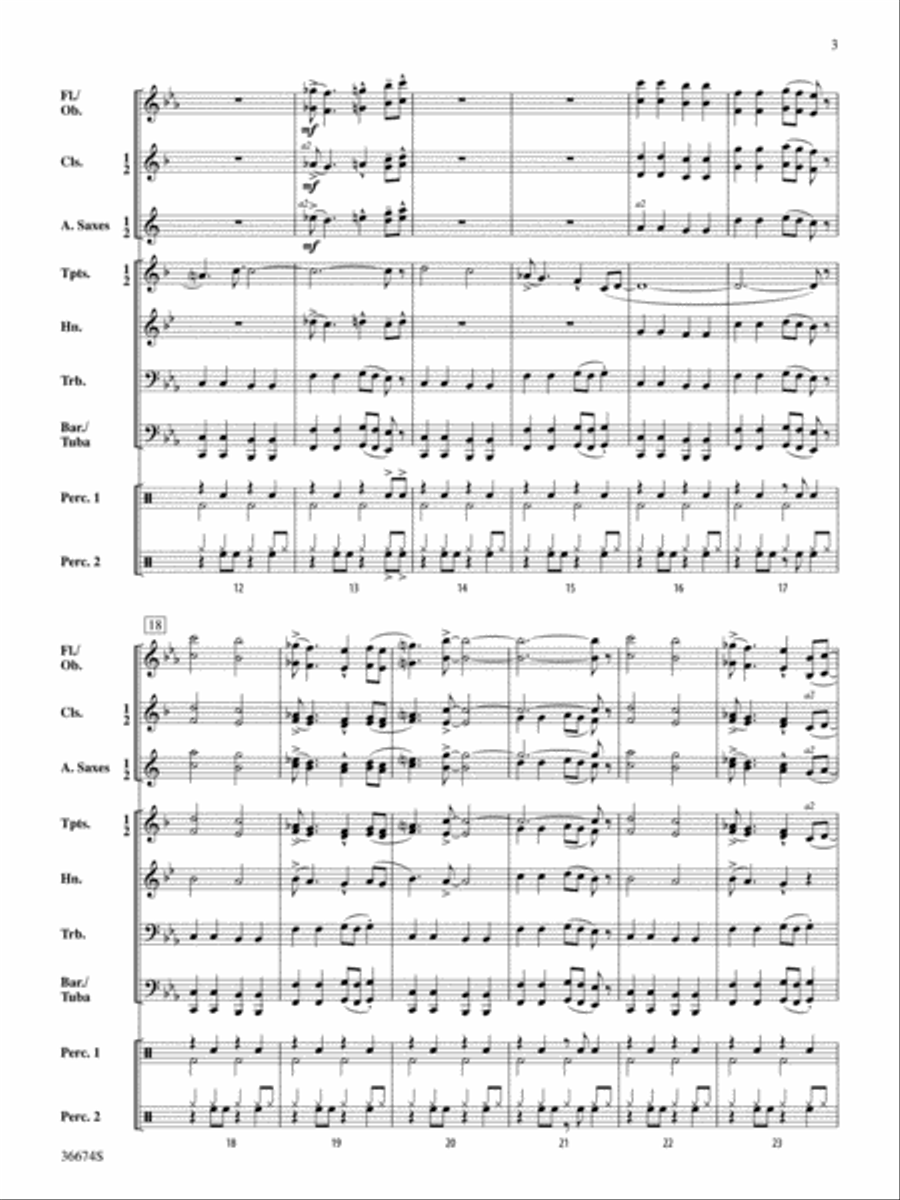 Jump Start Jump Start Concert Band scores gallery preview page 3