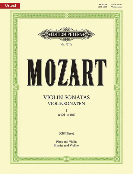 Violin Sonatas by Wolfgang Amadeus Mozart Violin Solo - Sheet Music