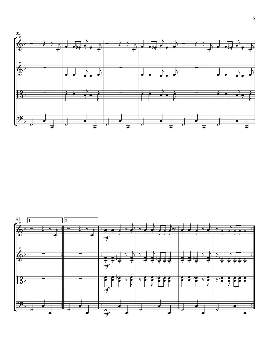 Tequila Tequila String Trio scores gallery preview page 6