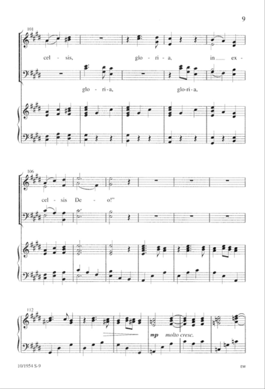 Angels Angels 4-Part scores gallery preview page 9