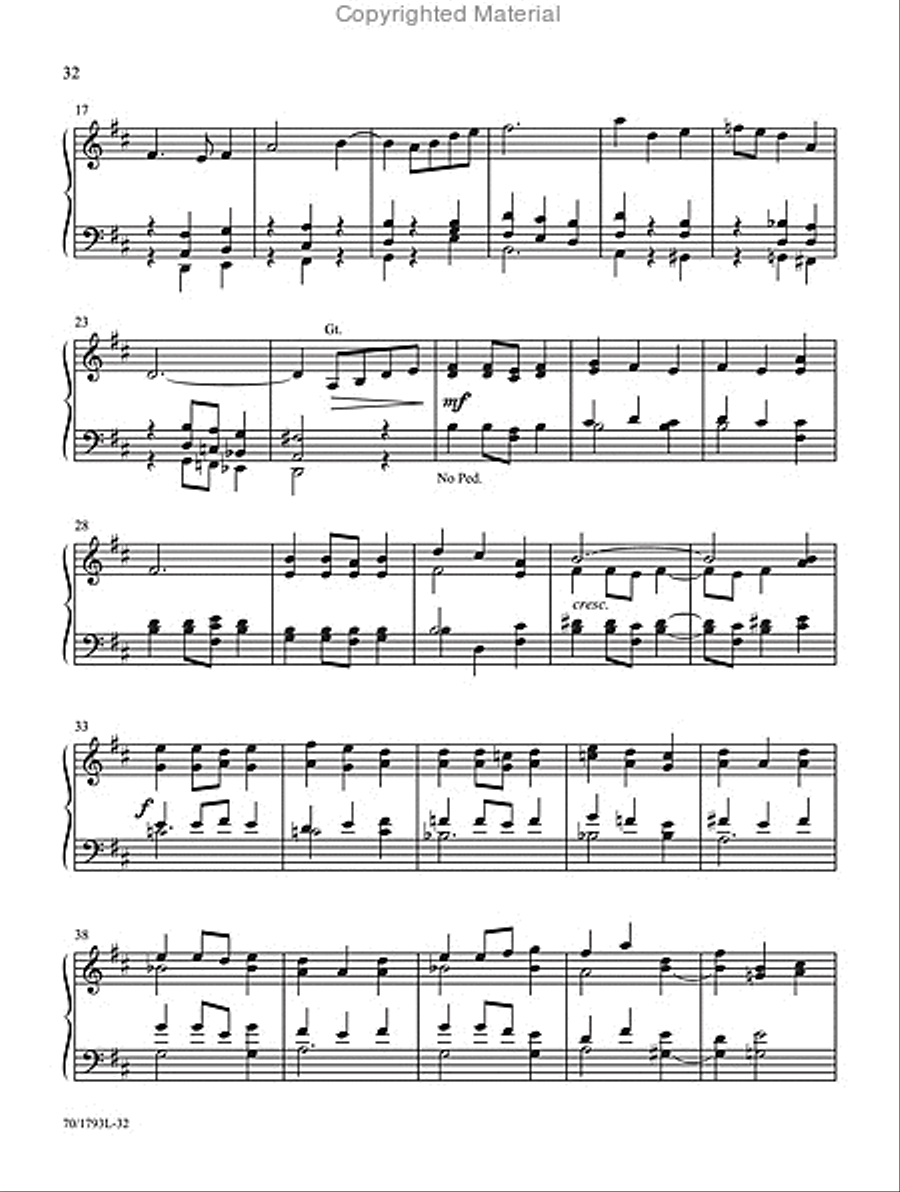 Go Forth in Faith Organ Solo scores gallery preview page 5