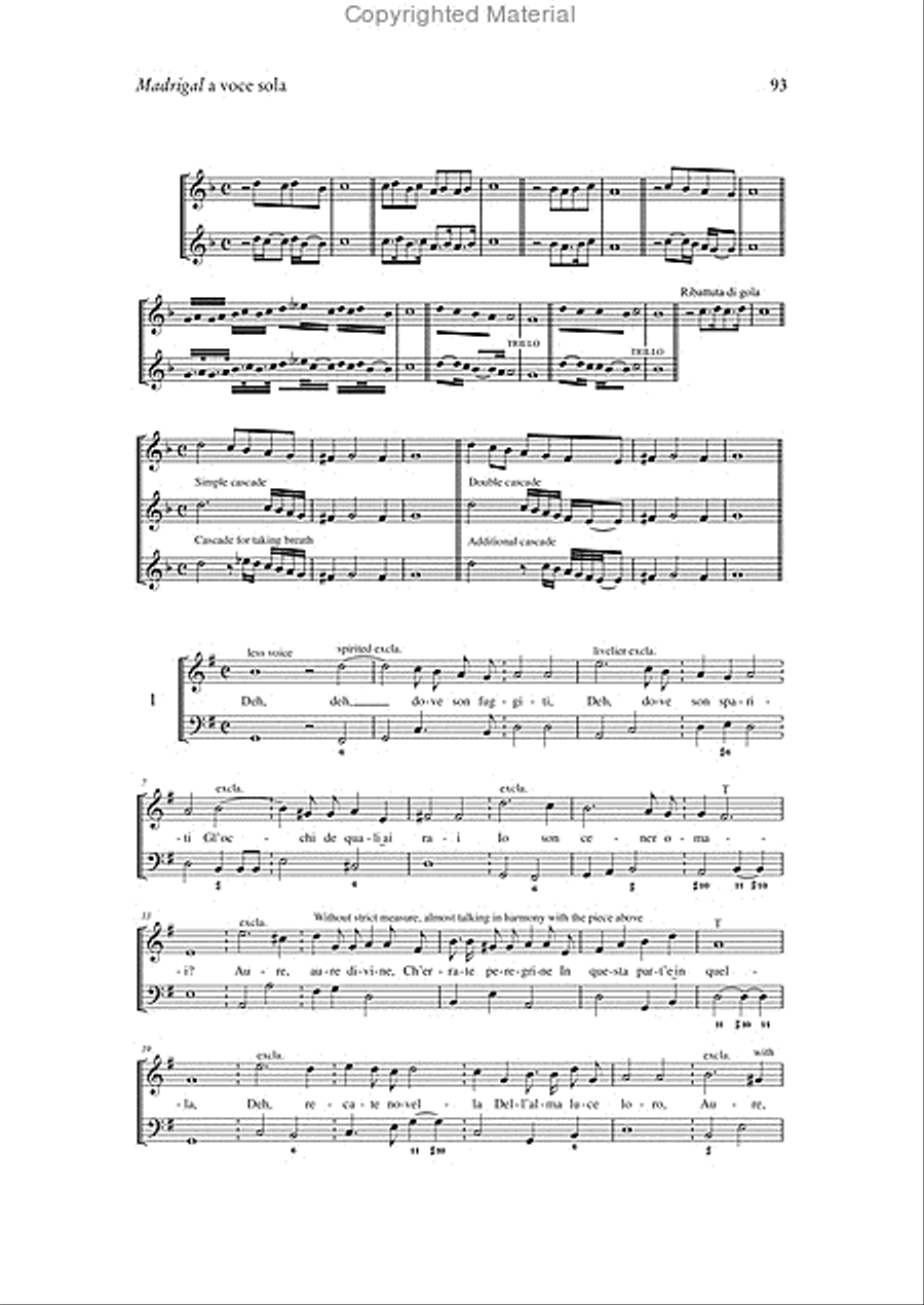 Method of Italian Singing from ‘Recitar cantando’ to Rossini (with Examples and Exercises from Historical Treatises on the Technique of Singing) Voice scores gallery preview page 4