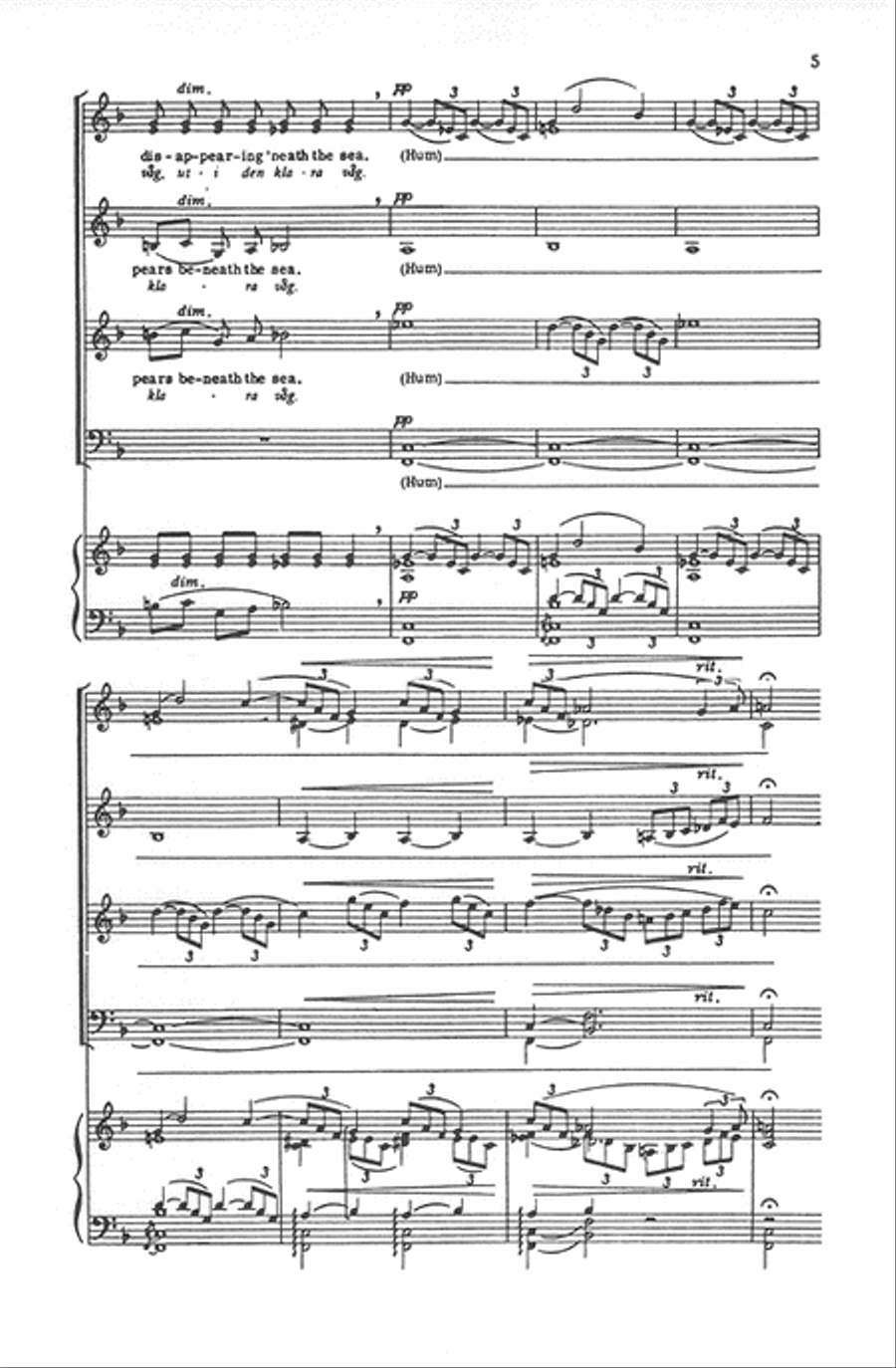 Aftonen - SATB divisi Divisi scores gallery preview page 5