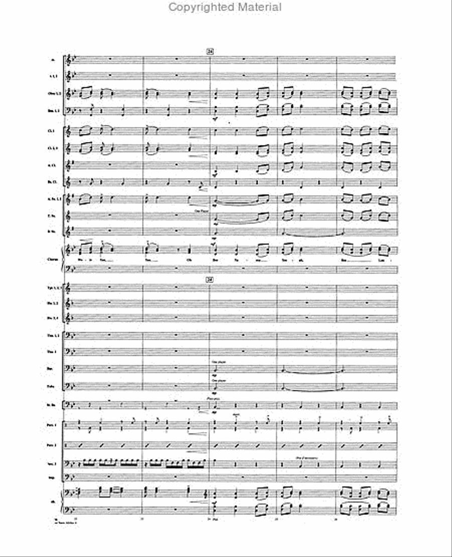 Dry Your Tears, Afrika (from Amistad) Concert Band scores gallery preview page 6