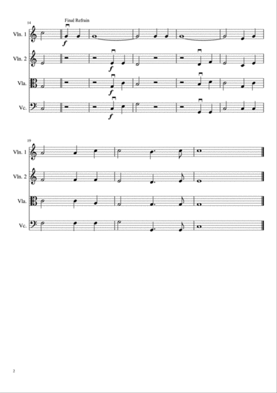 When Peace Like a River String Quartet scores gallery preview page 3