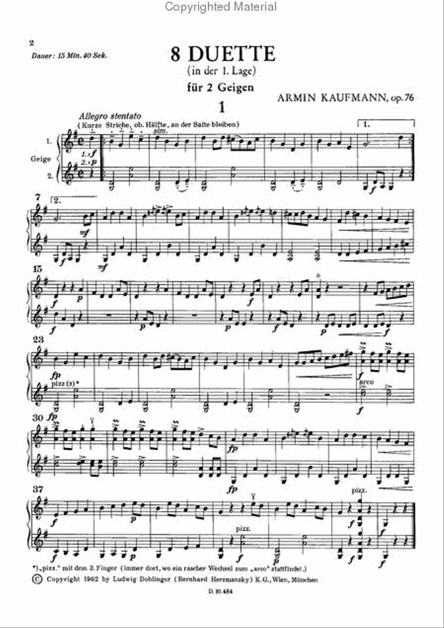 8 Duette 8 Duette String Duet scores gallery preview page 2