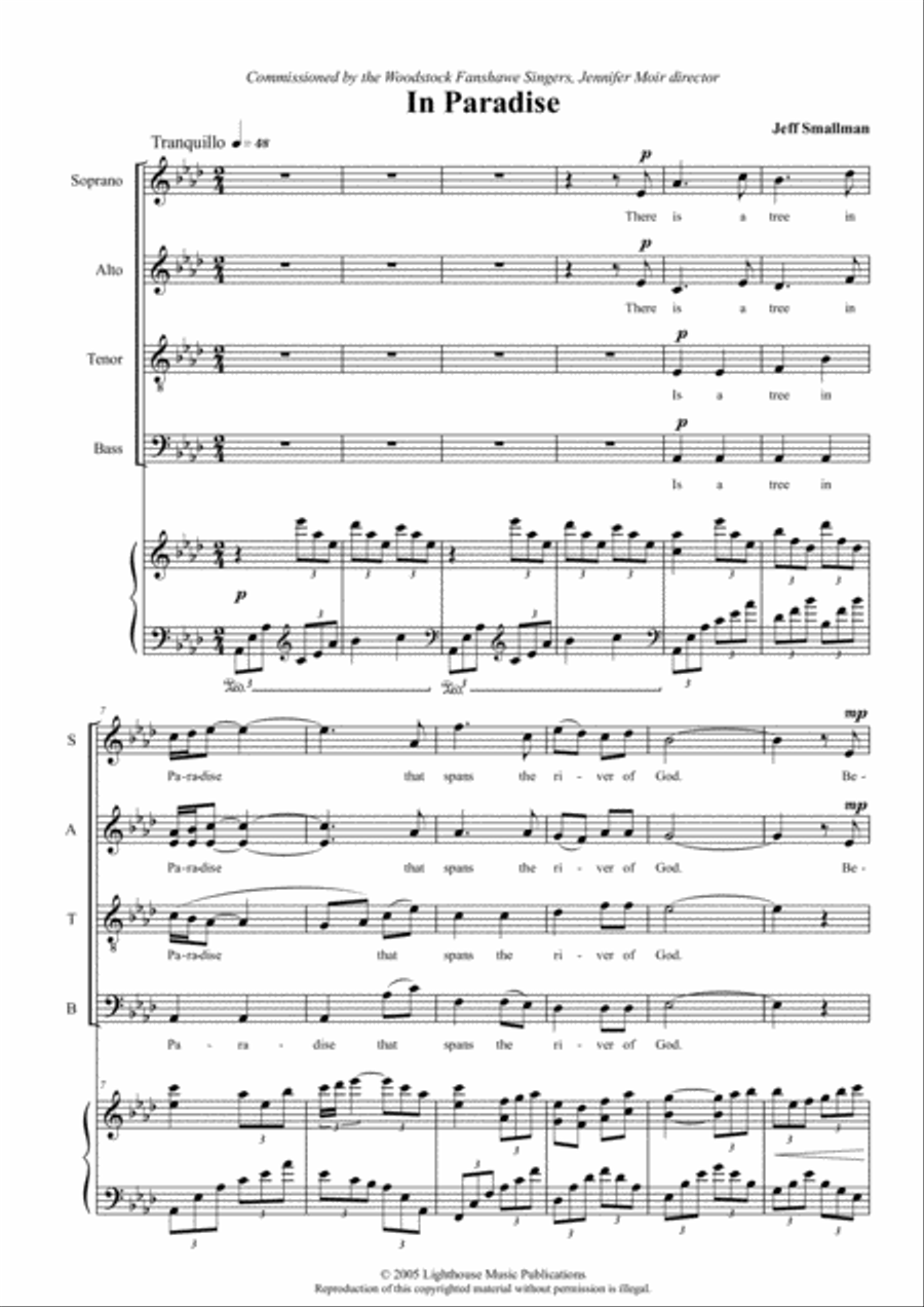 In Paradise 4-Part scores gallery preview page 3