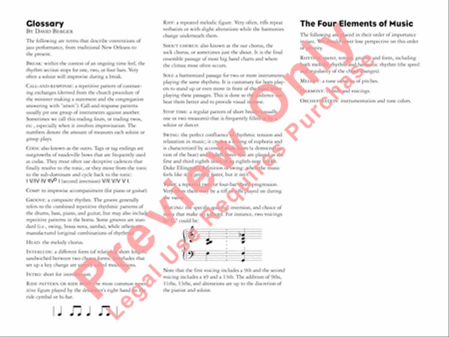 Avalon Jazz Ensemble scores gallery preview page 7