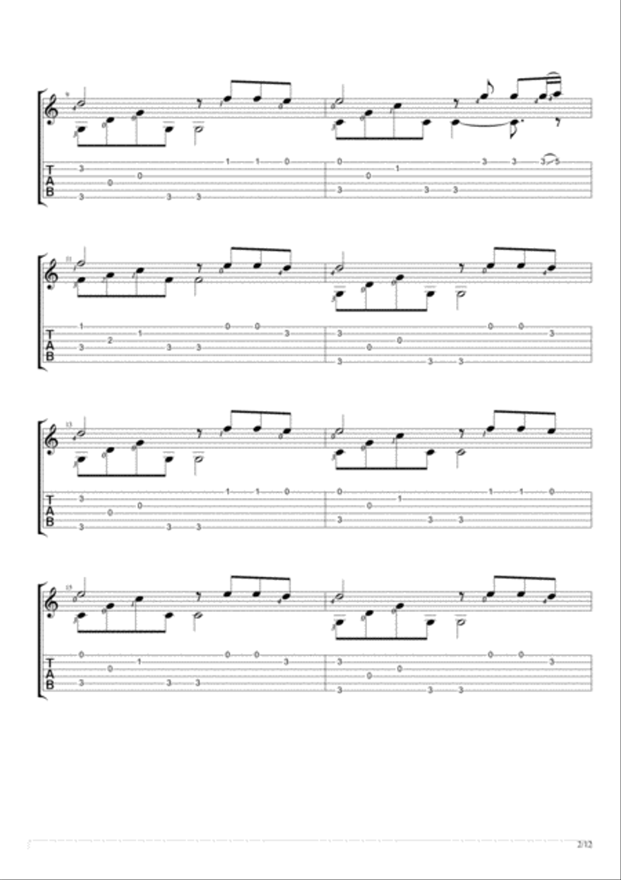 One Moment In Time One Moment In Time Electric Guitar scores gallery preview page 2
