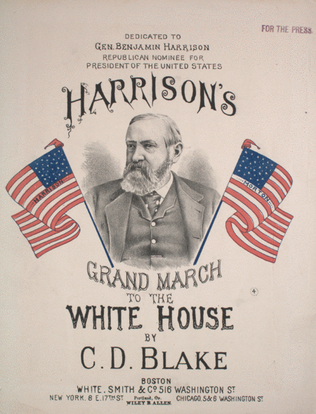 Harrison's Grand March To The White House