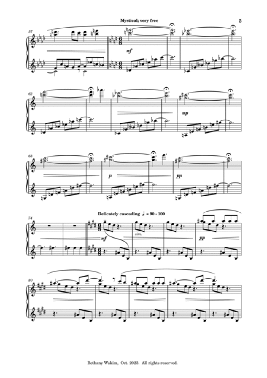Dream-catcher Dream-catcher Piano Solo scores gallery preview page 4