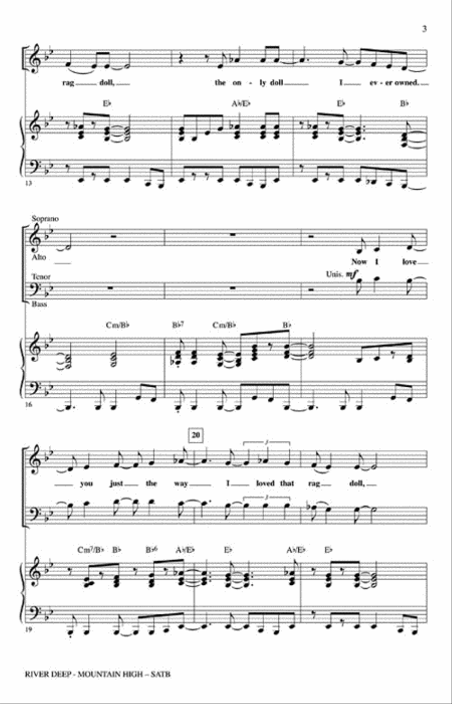 River Deep – Mountain High 4-Part scores gallery preview page 3