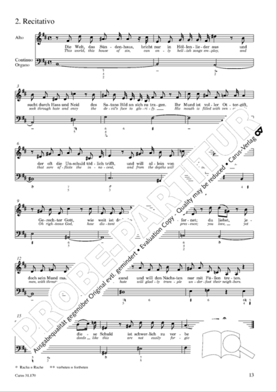 O blessed rest, o welcome heart's delight (Vergnugte Ruh, beliebte Seelenlust) Orchestra scores gallery preview page 14