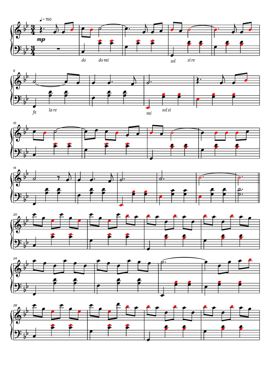 idea 10 Piano Solo scores gallery preview page 1