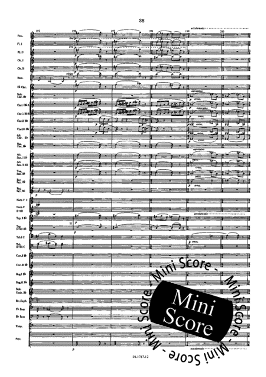 Symphonie de l'Eau Concert Band scores gallery preview page 42