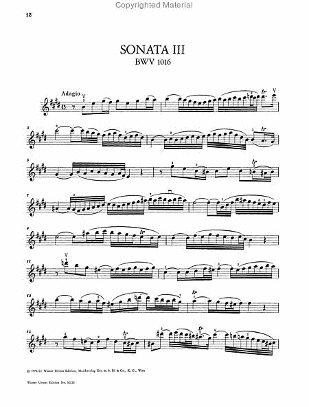 6 Sonatas for Violin and Cembalo, Vol 1