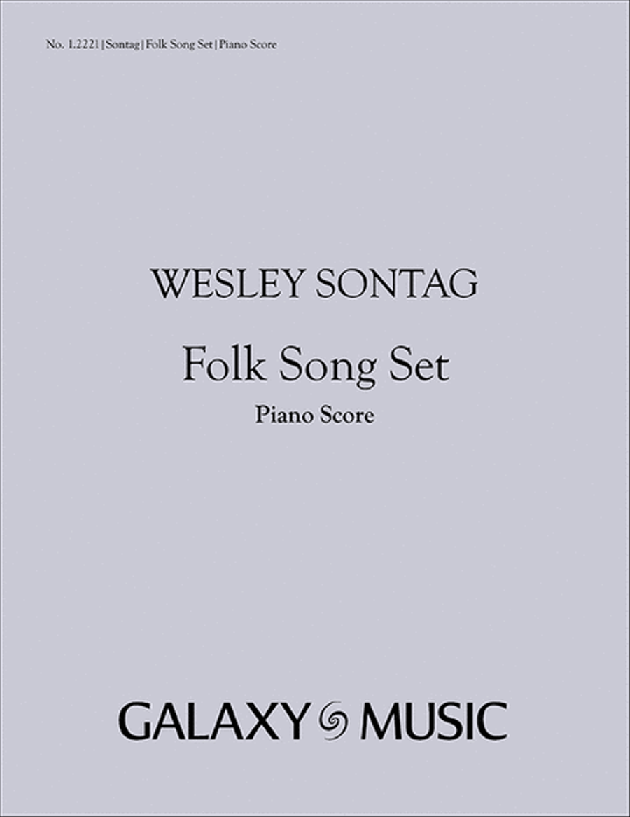 Folk Song Set (Piano Score)