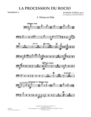 La Procession du Rocio (arr. Alfred Reed) - Trombone 2