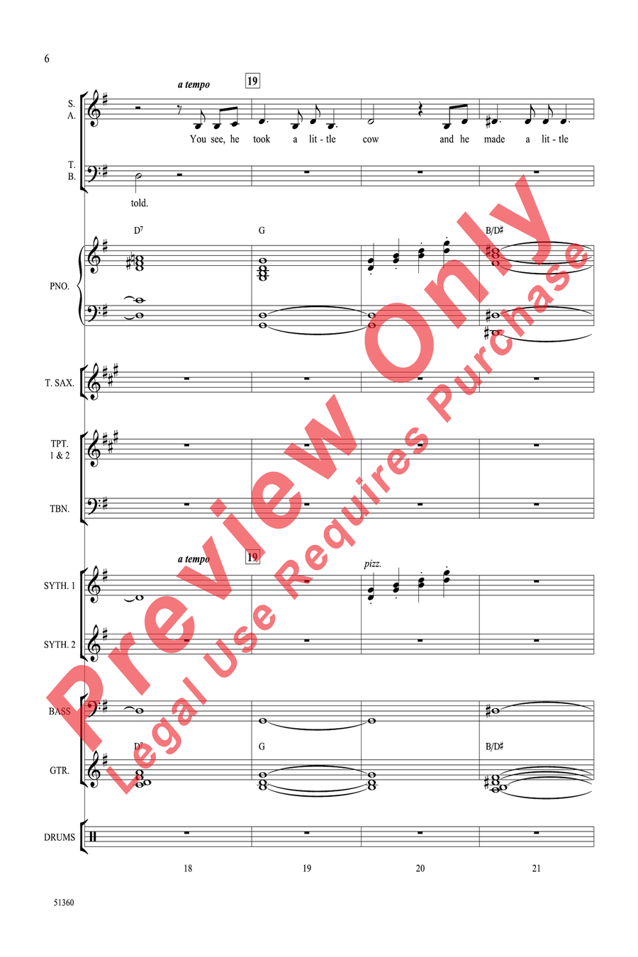 Corn Corn Choir scores gallery preview page 6