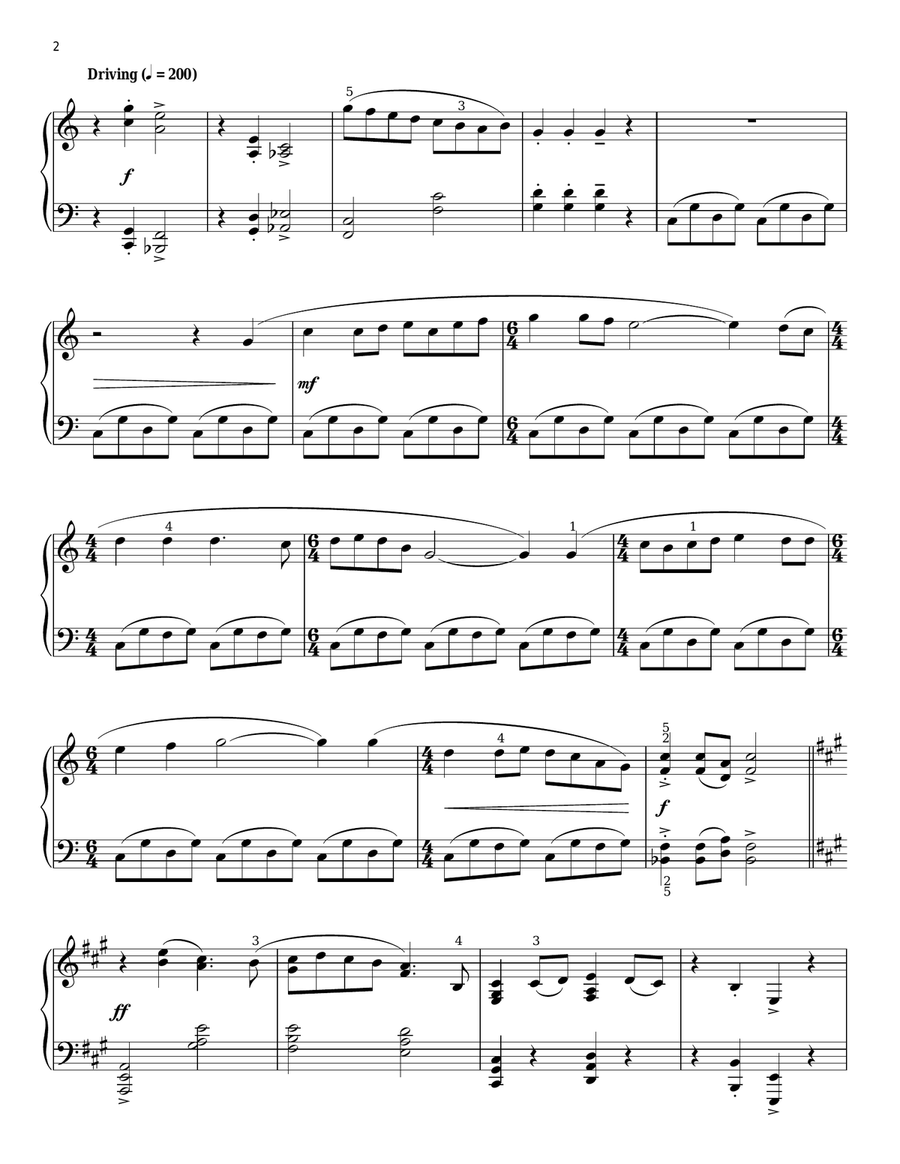 Simple Gifts (arr. Phillip Keveren) Piano Solo scores gallery preview page 2