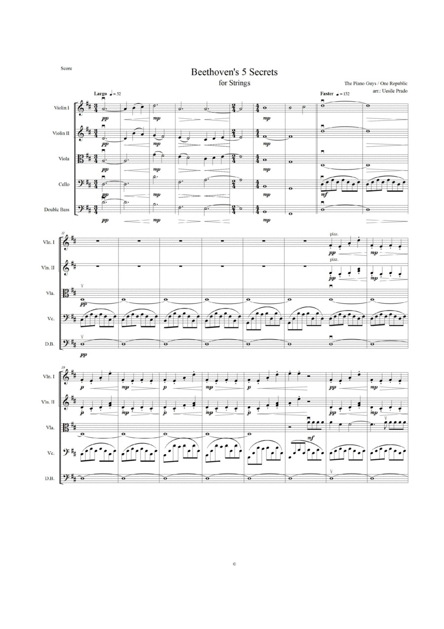 Secrets String Orchestra scores gallery preview page 1