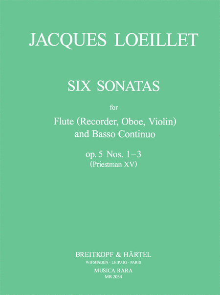 Sechs Sonaten op. 5/1-3