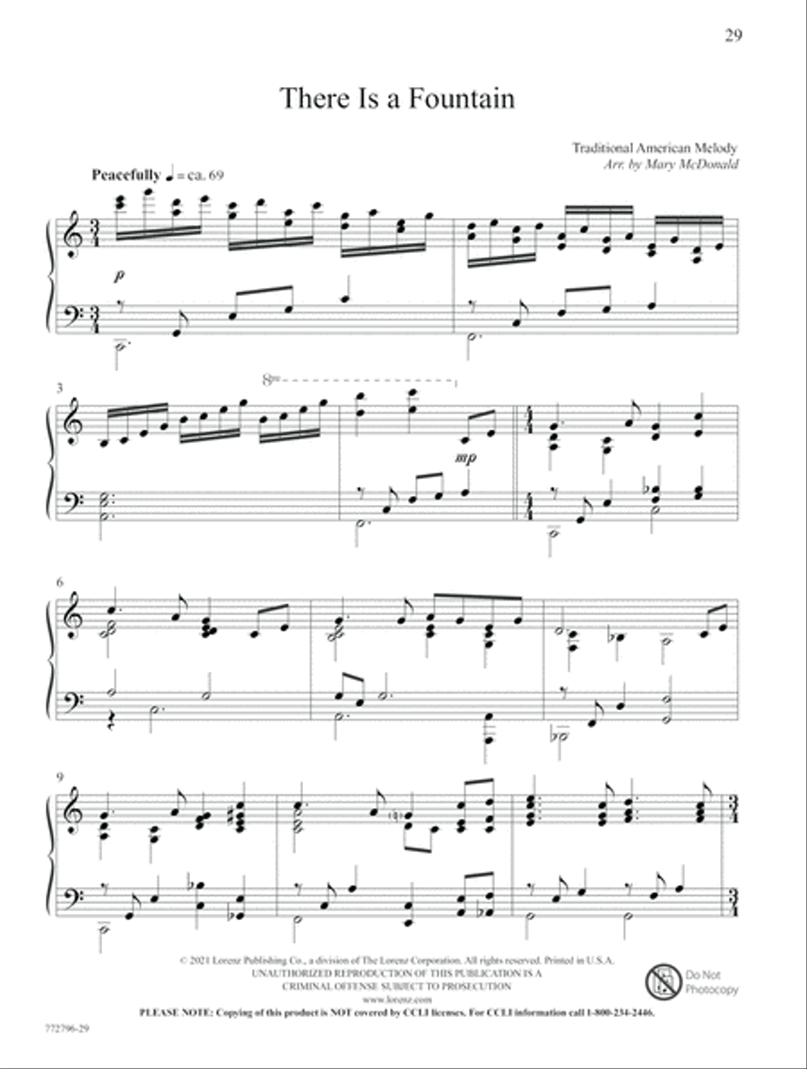 Crucified and Triumphant King! Piano Solo scores gallery preview page 14