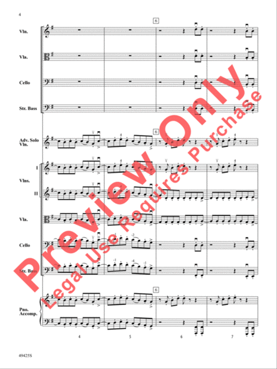 Any Way You Want It / Don't Stop Believin' String Orchestra scores gallery preview page 5