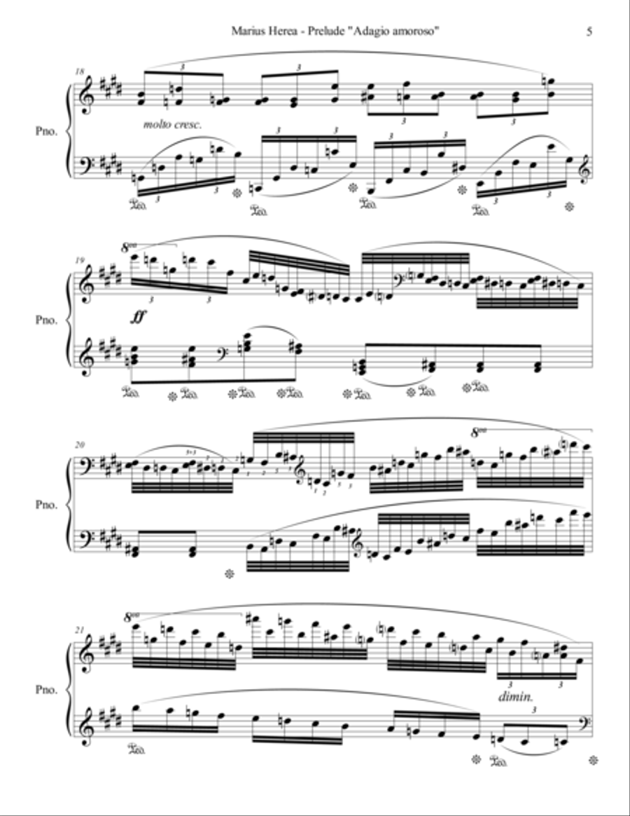 Adagio amoroso Small Ensemble scores gallery preview page 5