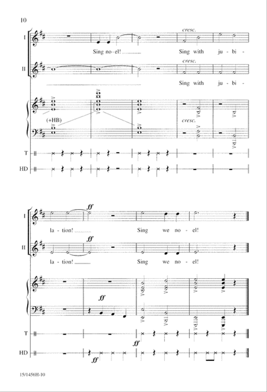 Sing With Joy, Sing Noel 2-Part scores gallery preview page 10