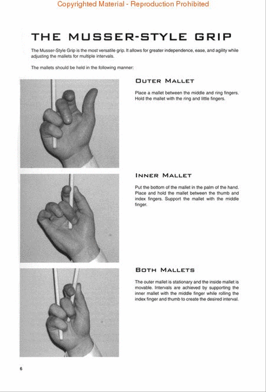 Four-Mallet Independence for Marimba Marimba scores gallery preview page 2