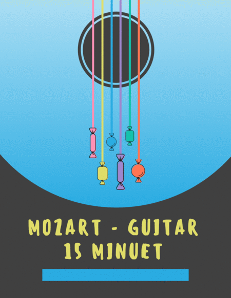 Mozart 15 Minuet for guitar image number null