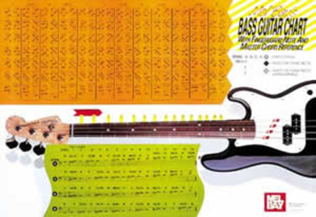Electric Bass Master Chord Wall Chart