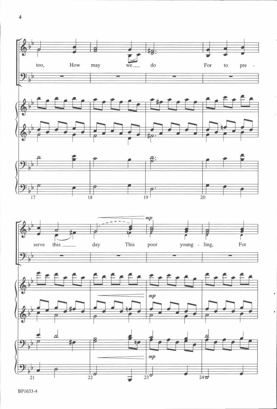 Coventry Carol - SATB 4-Part scores gallery preview page 4