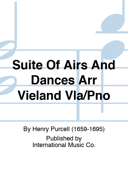 Suite Of Airs And Dances Arr Vieland Vla/Pno