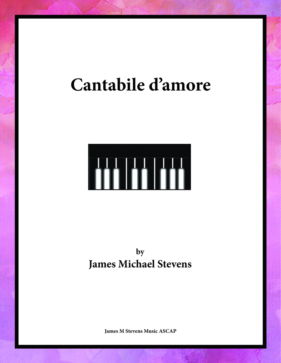Cantabile d'amore Piano Solo scores gallery preview page 1