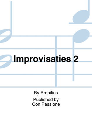 Book cover for Improvisaties 2
