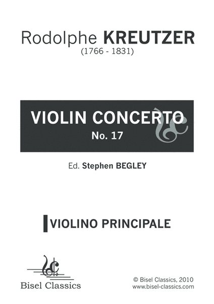 Violin Concerto Nr. 17 - Violin Principale Part