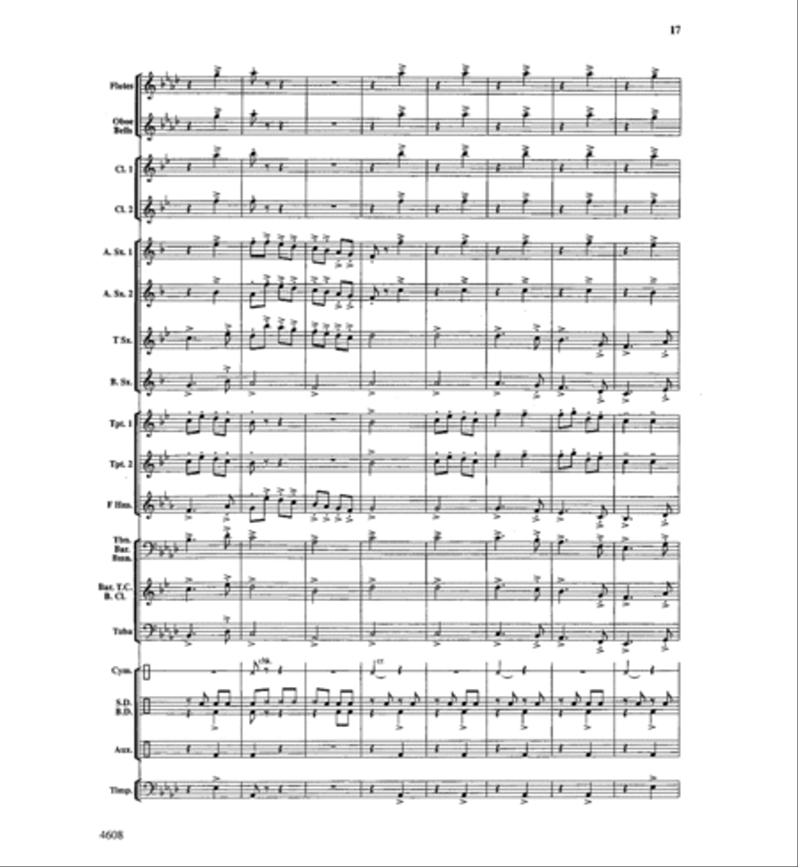 Can-Can You Name These Tunes? Concert Band scores gallery preview page 16