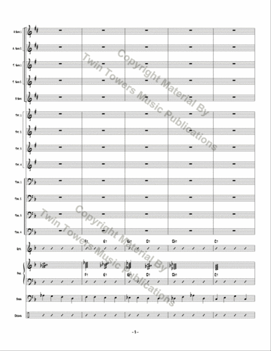 Don't Be Hatin' Jazz Ensemble scores gallery preview page 4