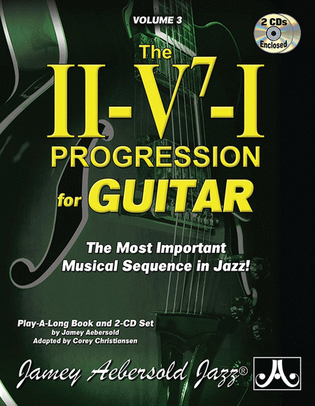 Jamey Aebersold Jazz -- The ii-V7-I Progression for Guitar image number null