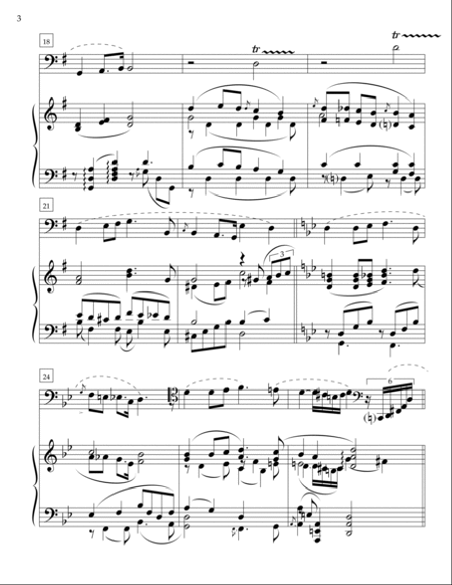Here Comes the Bride - for the New Millennium - Cello & Piano Piano scores gallery preview page 4