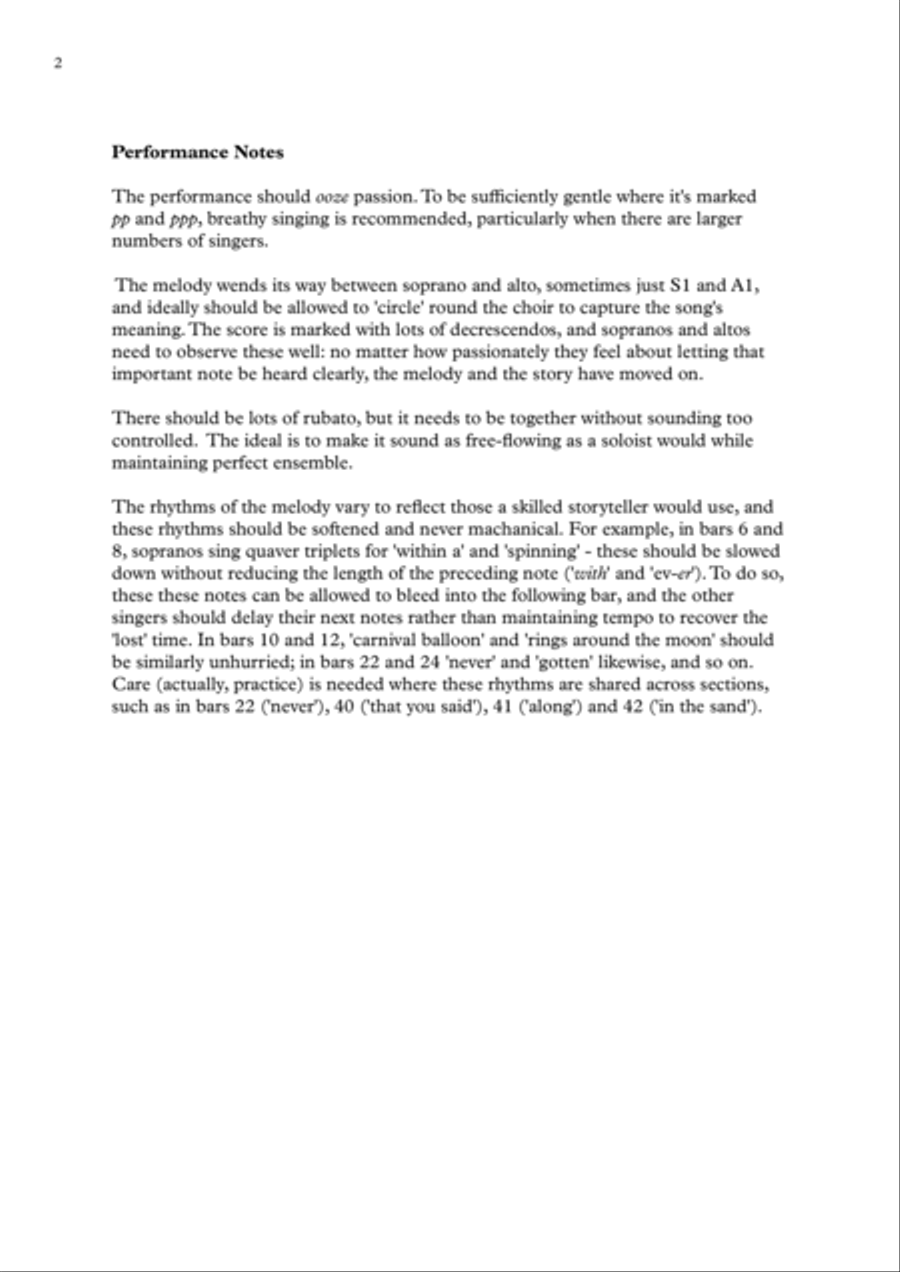 The Windmills Of Your Mind 4-Part scores gallery preview page 2