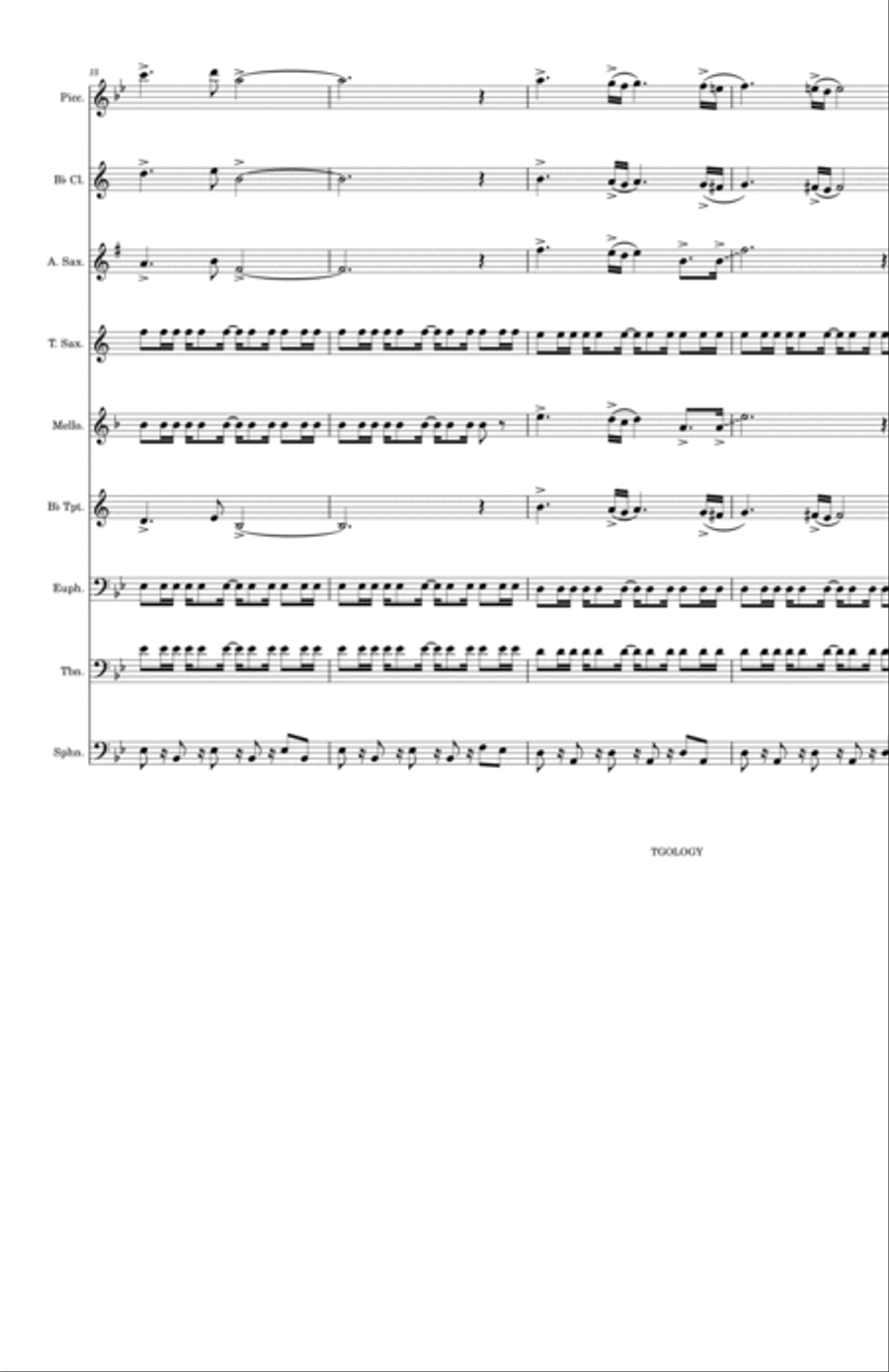Big Ballin Big Ballin Marching Band scores gallery preview page 3