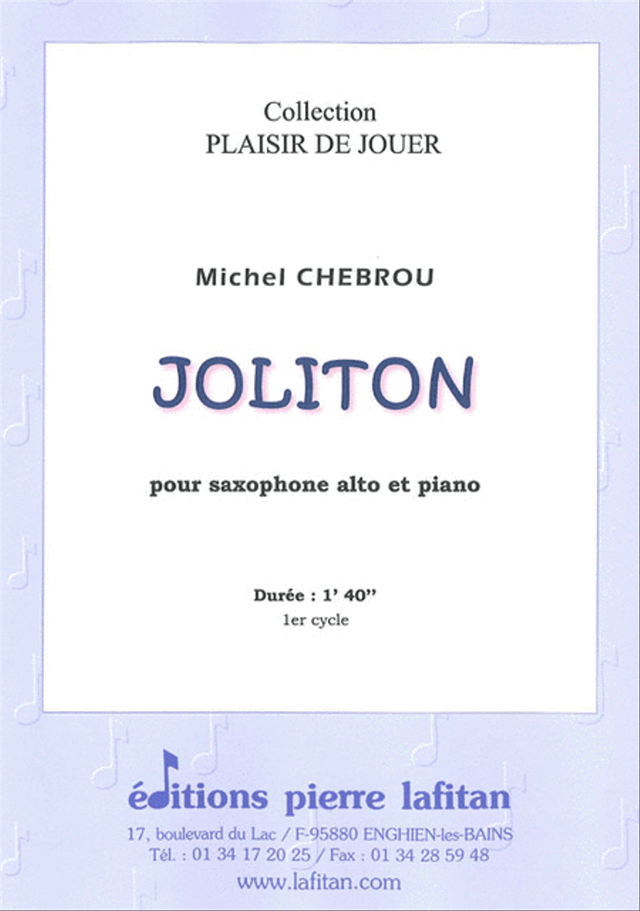Joliton Alto Saxophone scores gallery preview page 1