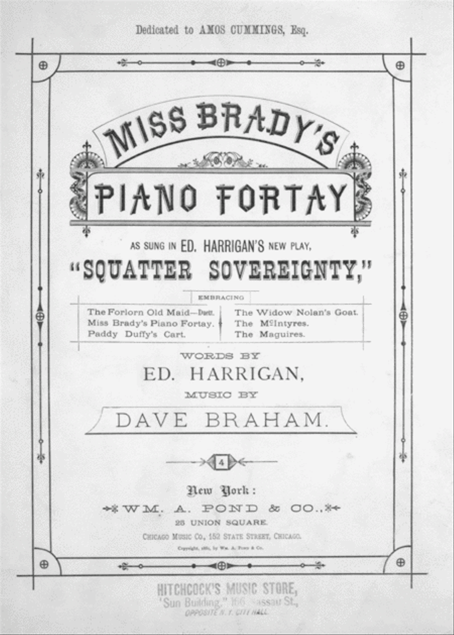 Miss Brady's Piano Fortay Voice scores gallery preview page 1