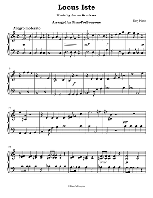 Locus Iste - Bruckner (Easy Piano)